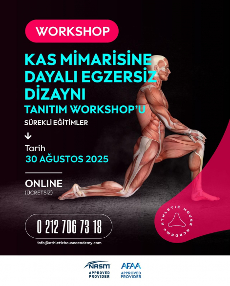 Kas Mimarisine Dayalı Egzersiz Dizaynı (Ücretsiz Workshop) | 30 Ağustos 2025