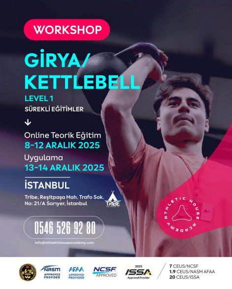 Girya - Kettlebell Eğitimi (Level 1) | İSTANBUL, 08 - 14 Aralık 2025